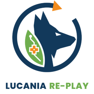 Lucania Re-Play logo Lucania Re-Play